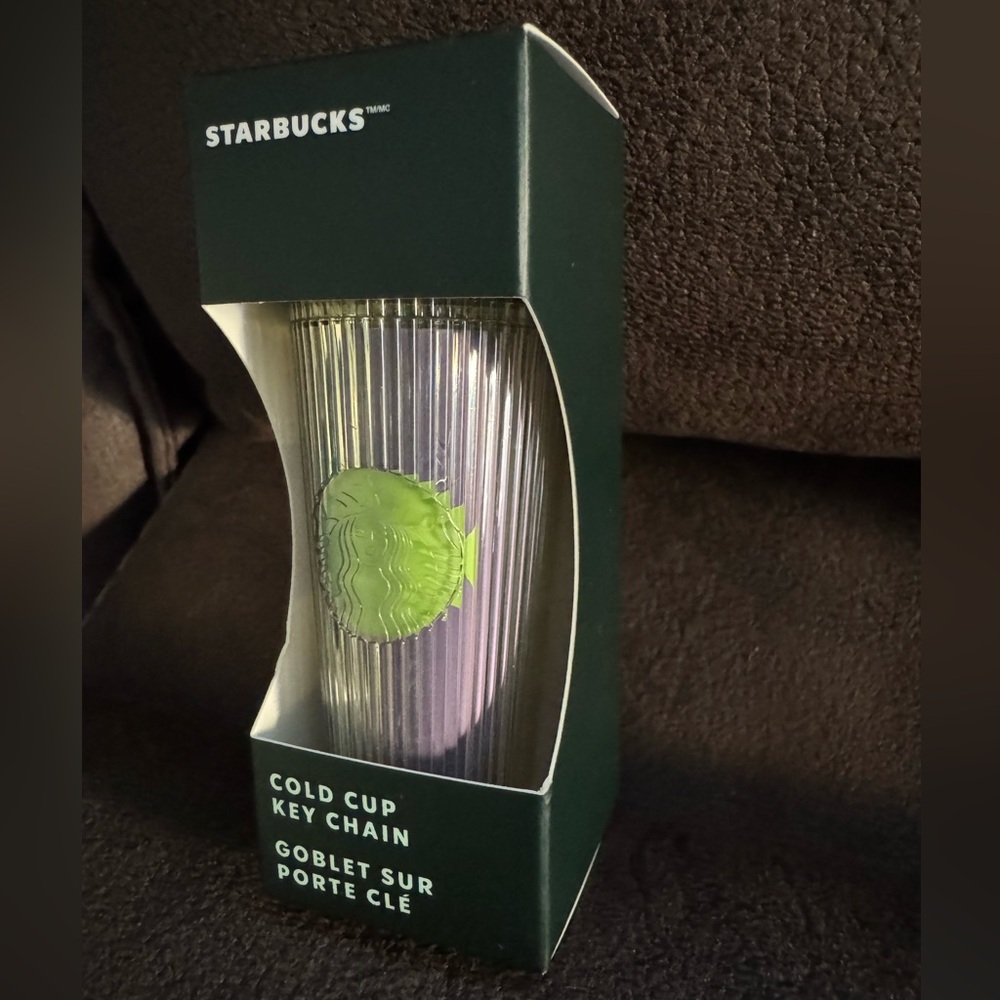 Starbucks Iridescent Cold Cup Key Chain - Picture 5 of 5